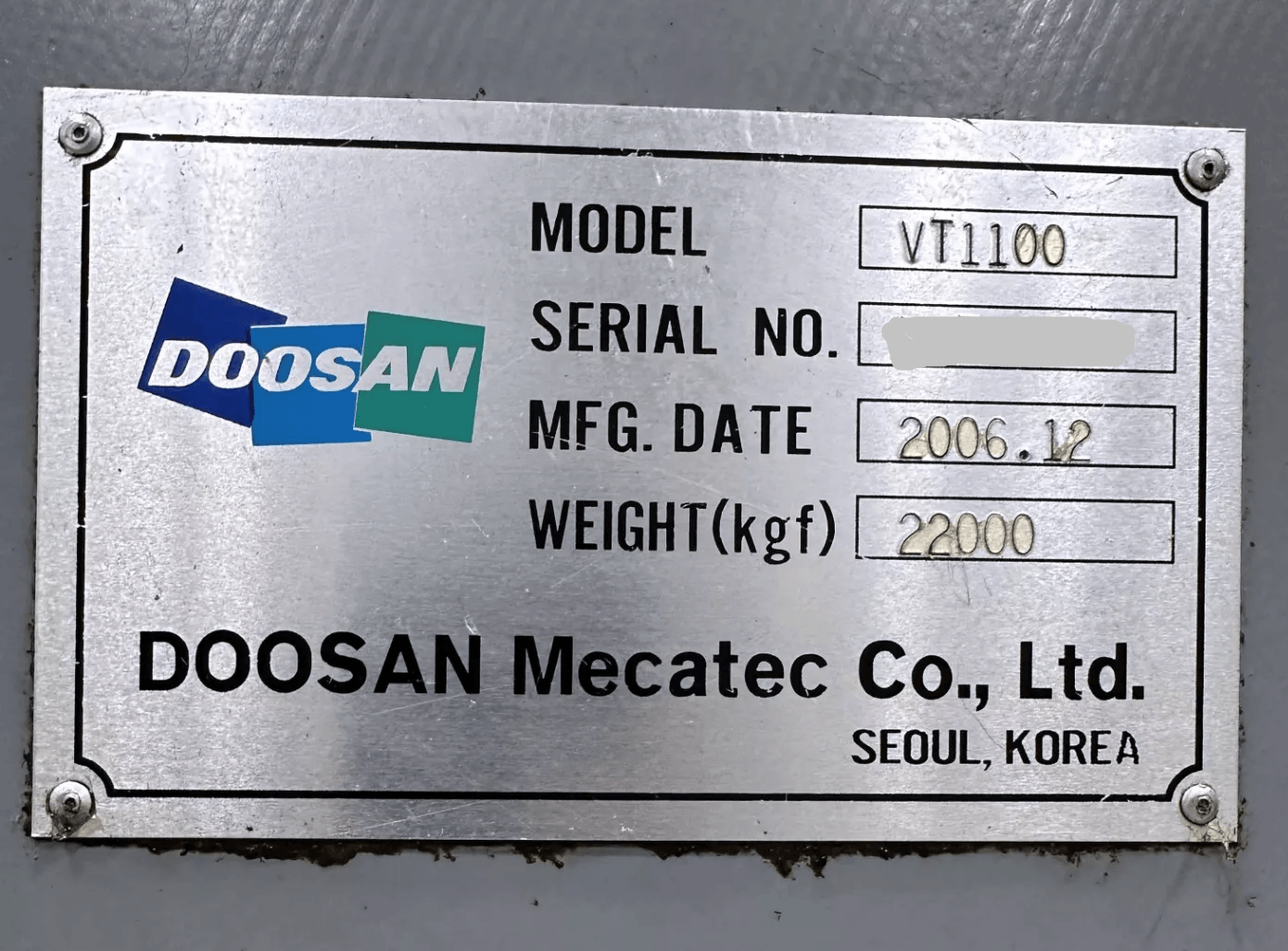 Doosan VT1100-3