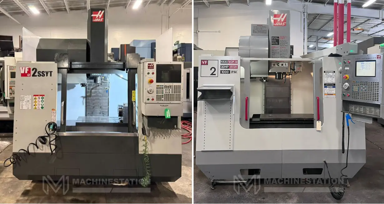 Haas VF-2SS vs Haas VF-2D