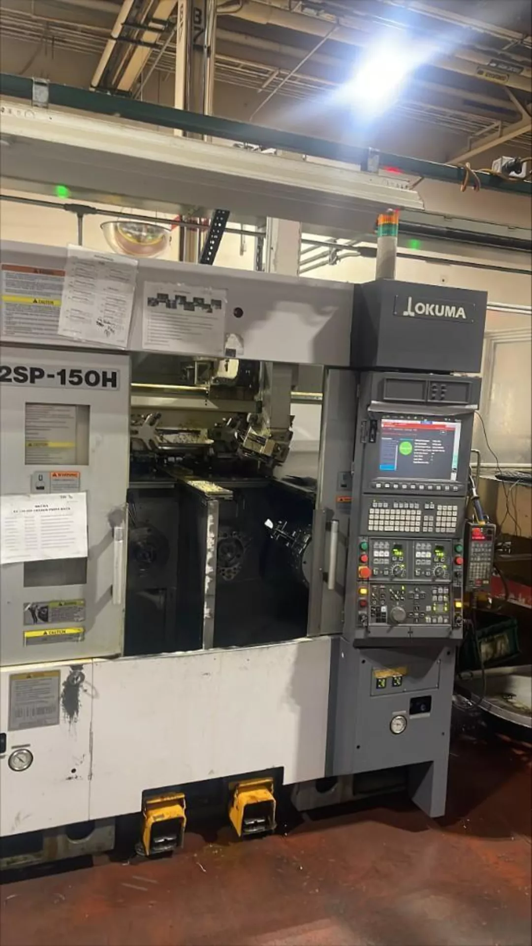 Okuma 2SP-150H Twin Spindle CNC Lathe-1