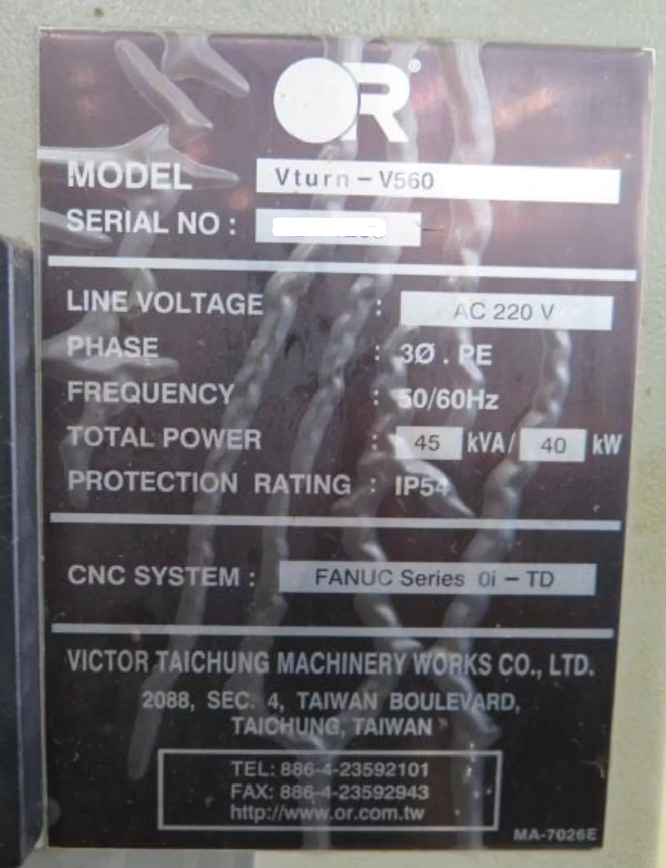 Victor Taichung Vturn-V560-5