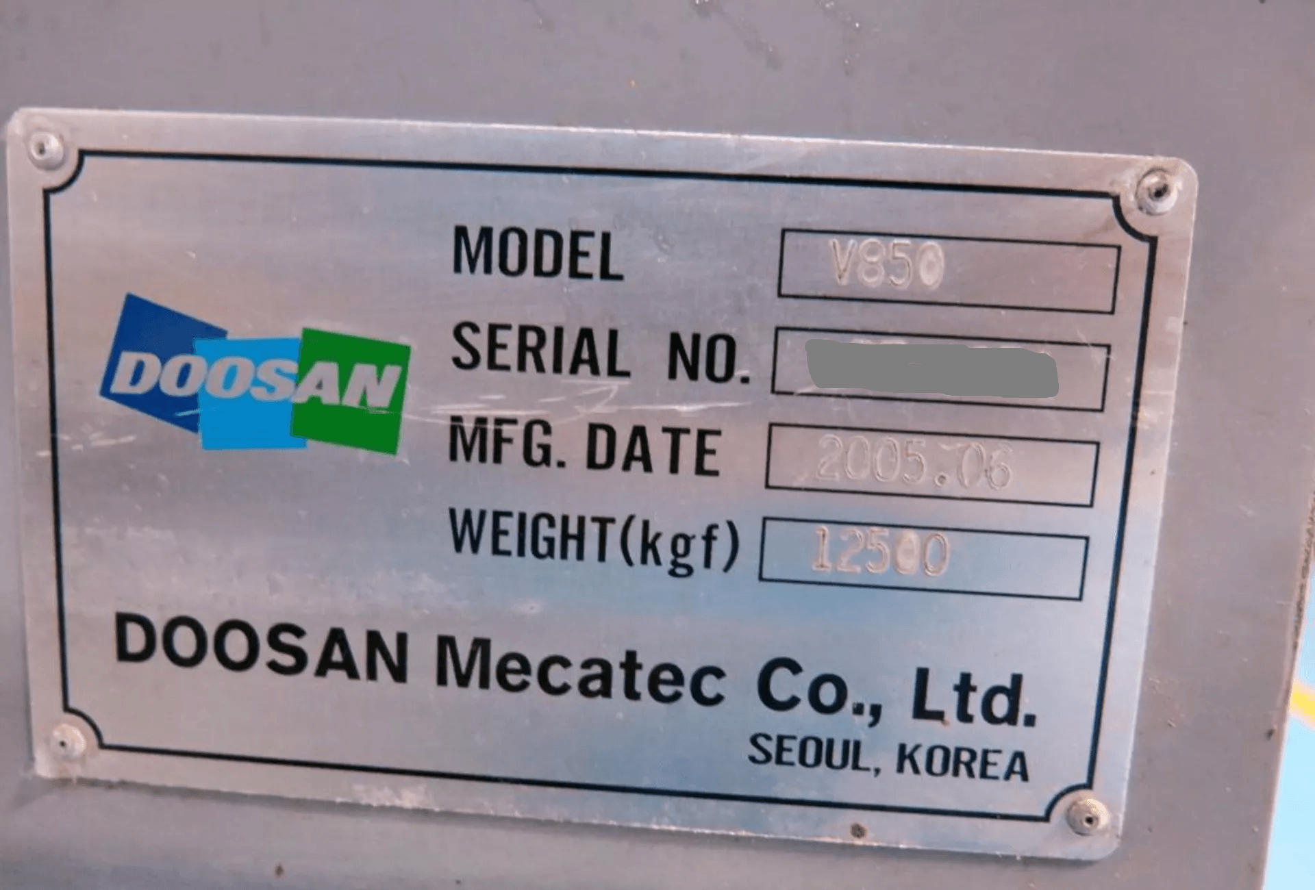 Doosan V850-4