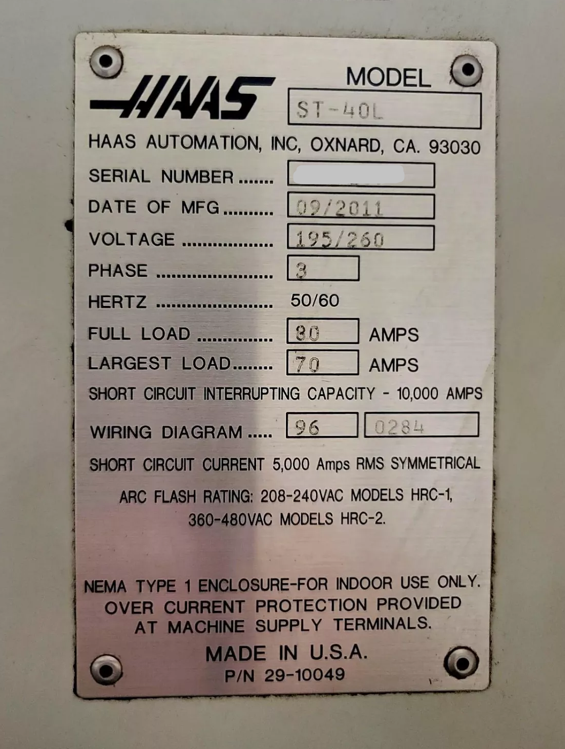 Haas ST-40L-5