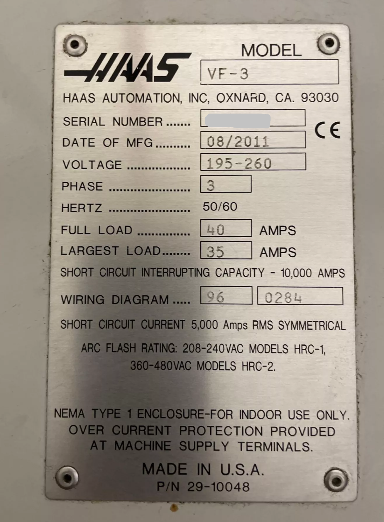 Haas VF-3-5