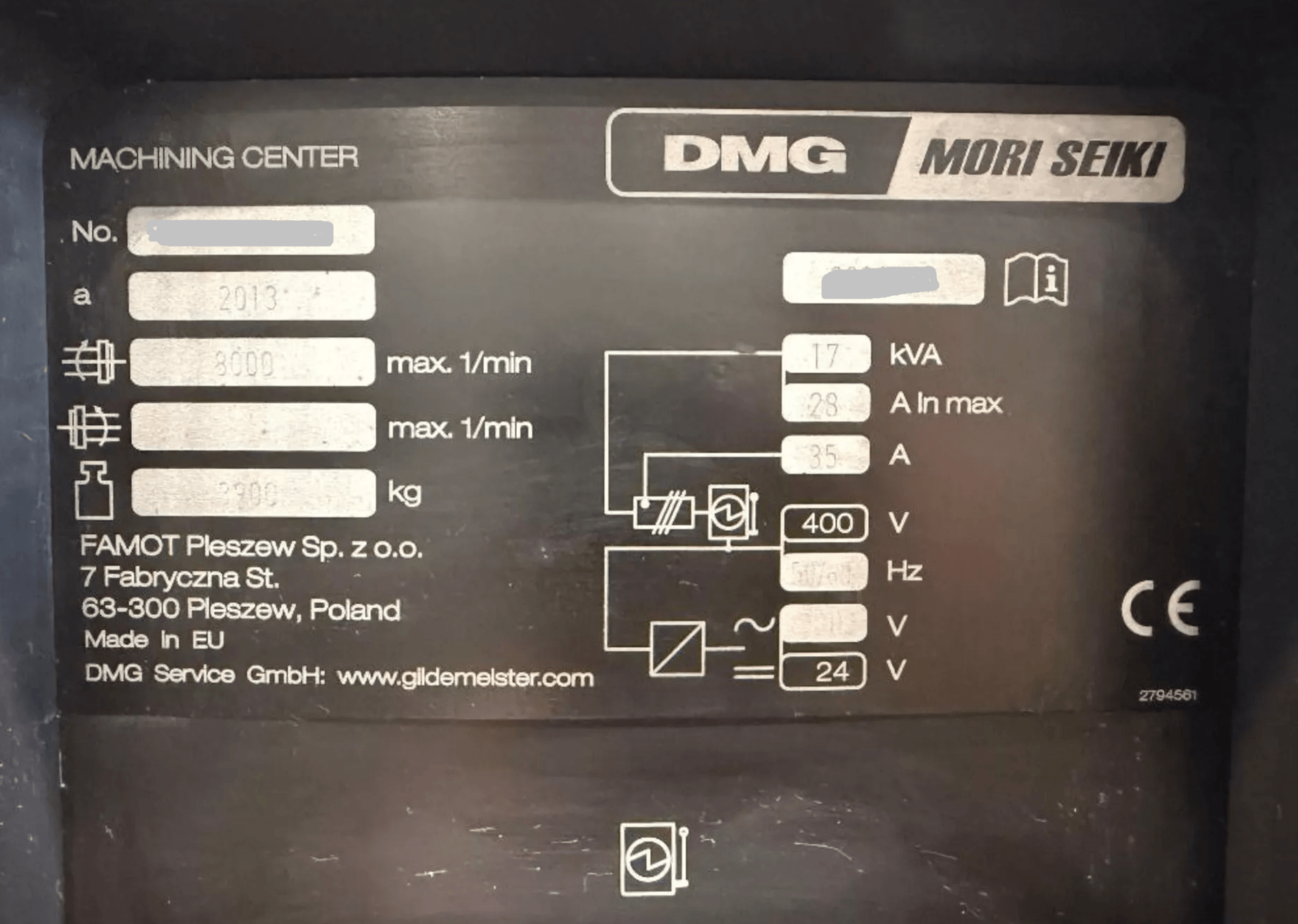 Mori Seiki DMC 635-3
