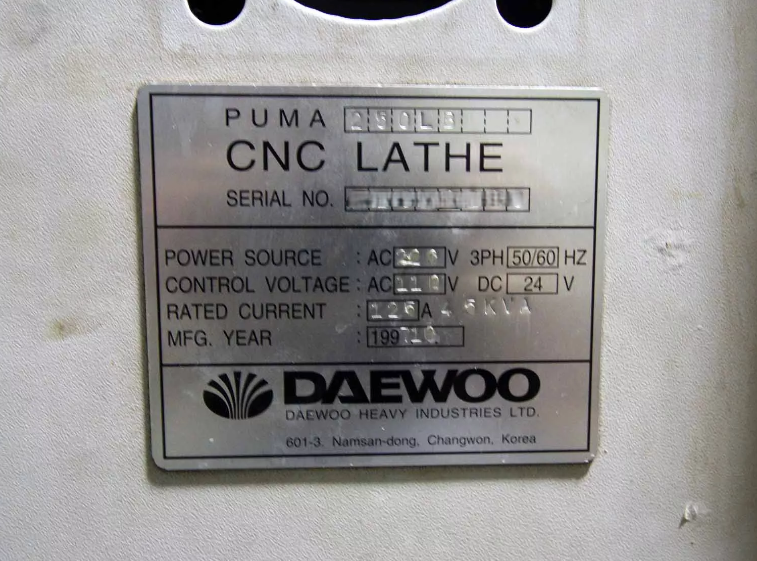 Daewoo Puma 250LB-4