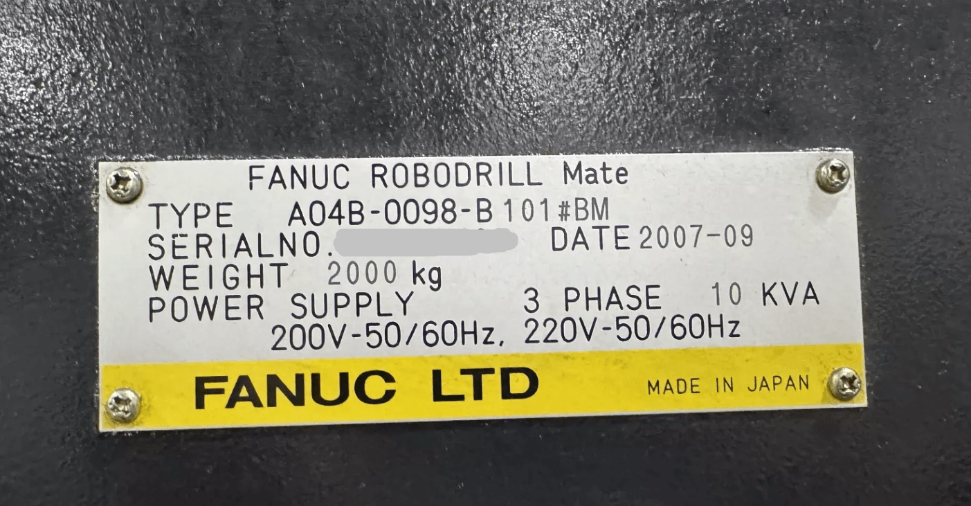 Fanuc Robodrill-Mate-4