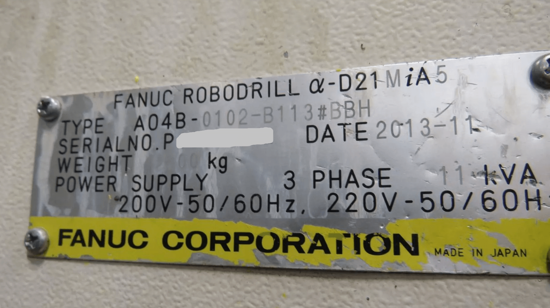 Fanuc α-D21MiA5 Robodrill-3