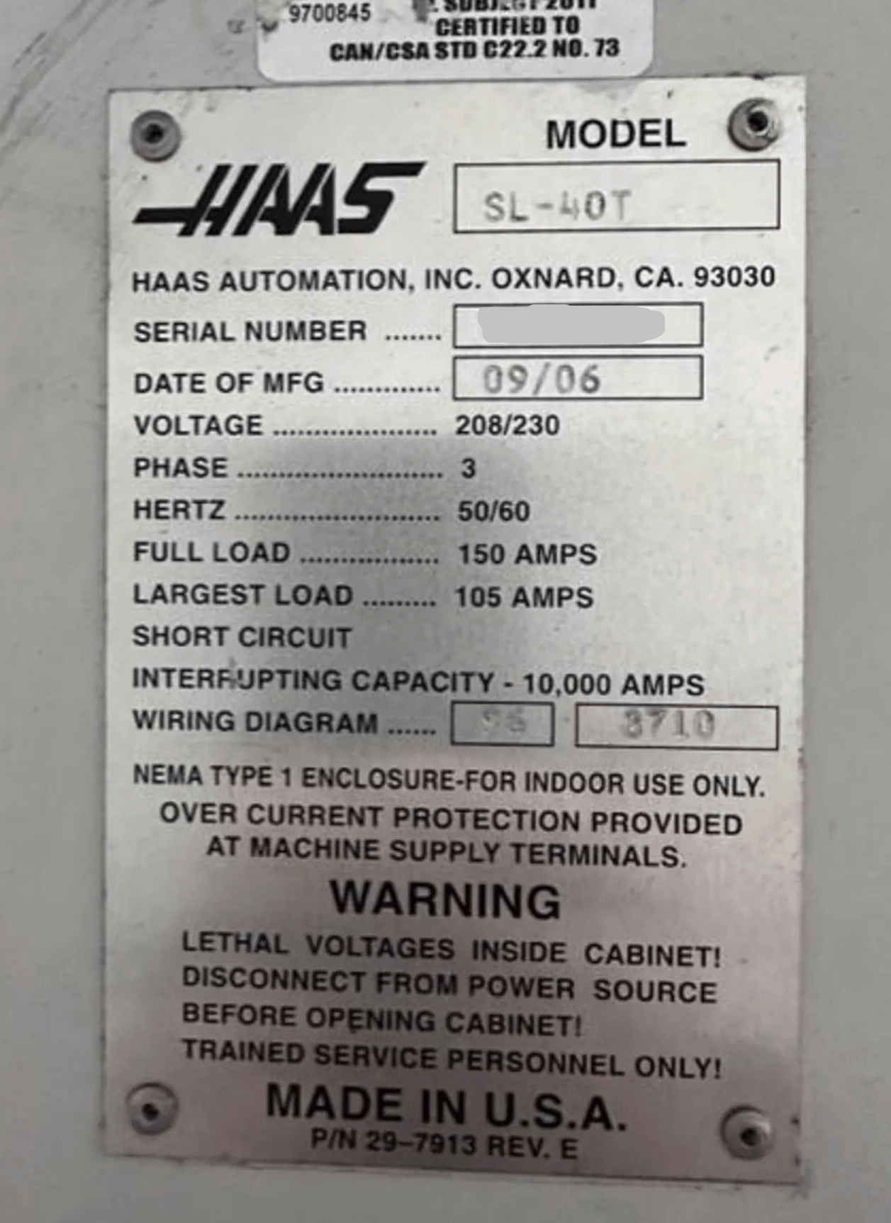 HAAS SL-40T-4