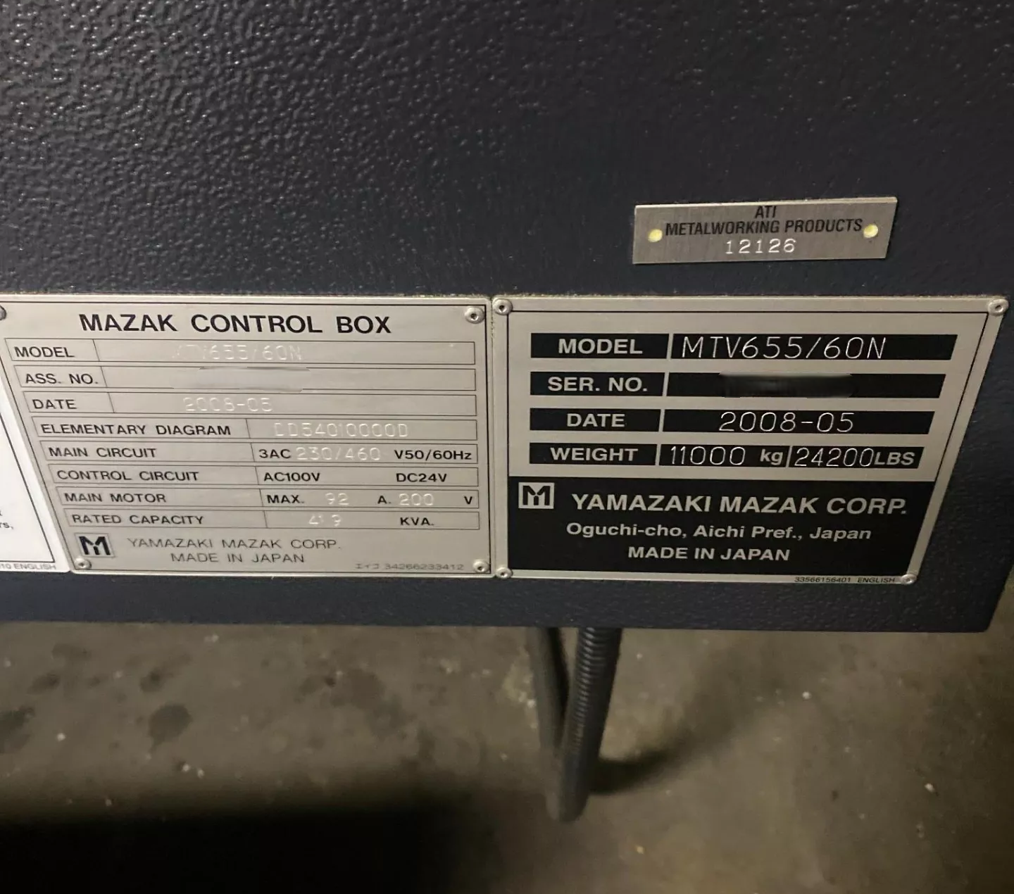 Mazak MTV 65560N-4