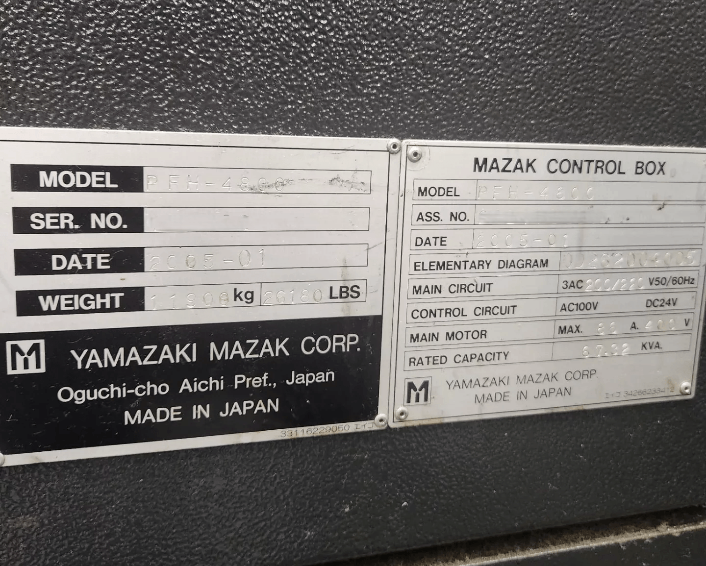 Mazak PFH-4800-5