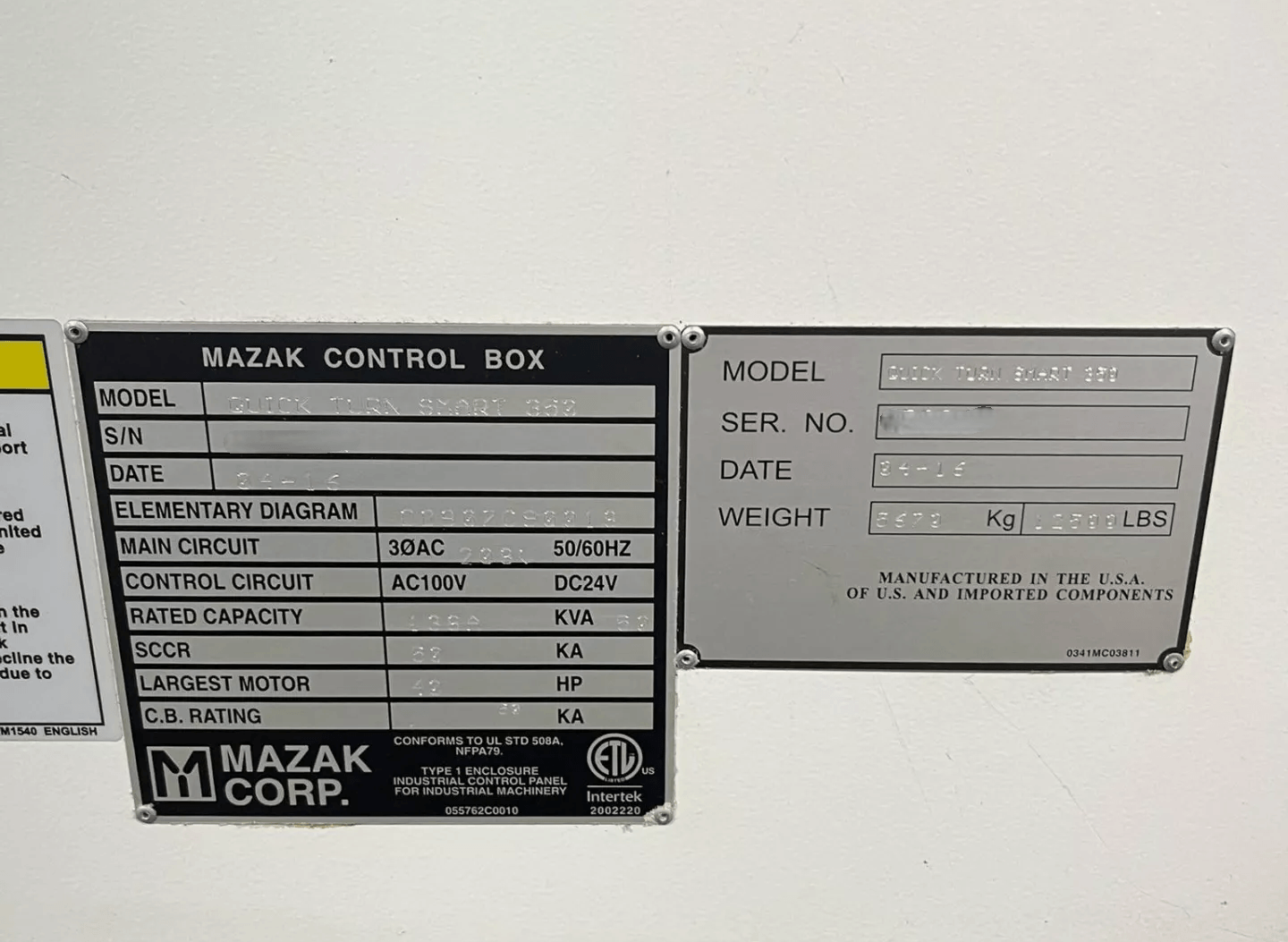 Mazak QTS 350-4