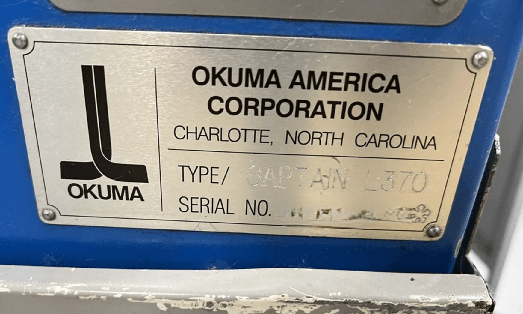 OKUMA MODEL CAPTAIN L370MW-4