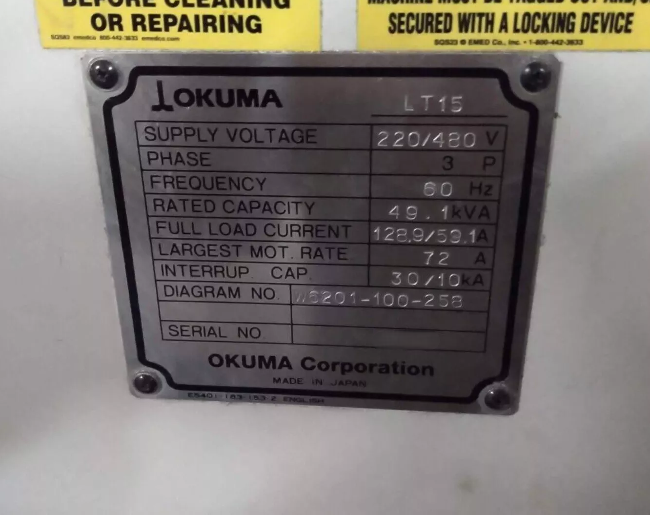 Okuma LT-15-4