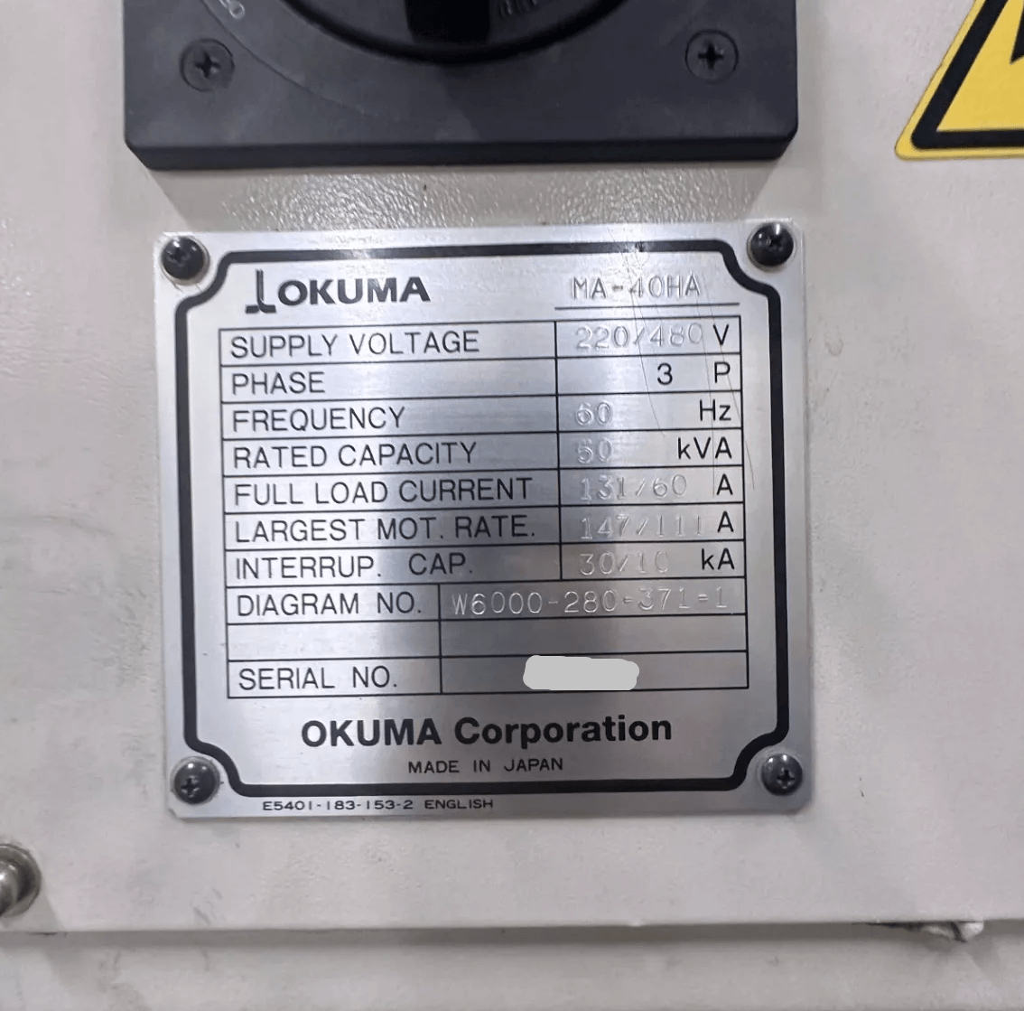 Okuma MA-40HA-4