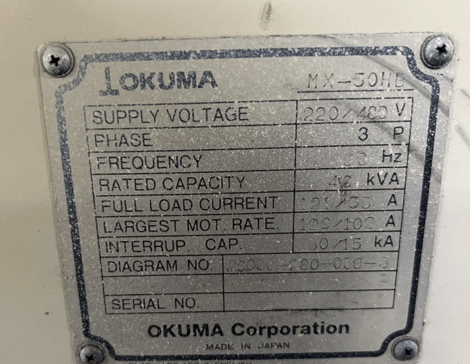 Okuma MX-50HB-5