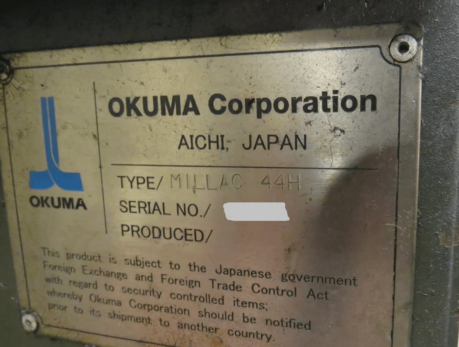 Okuma Millac 44H-4