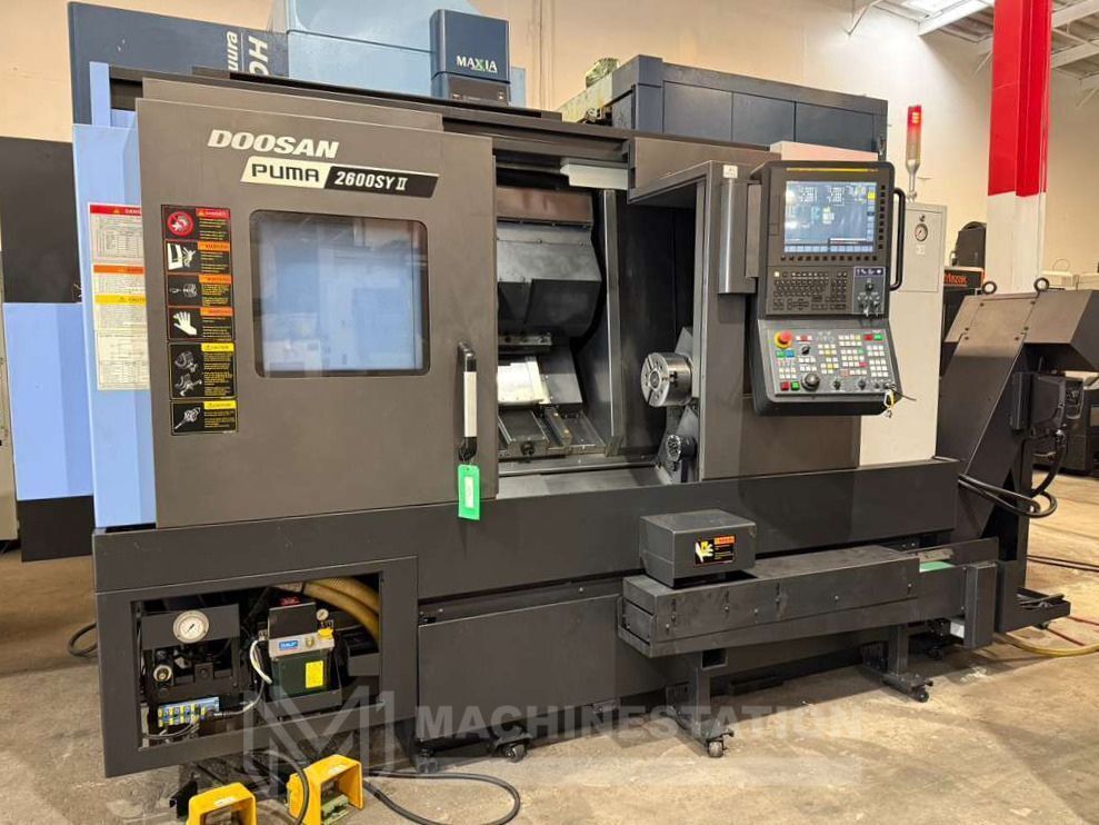 DOOSAN PUMA 2600SYII CNC LATHE - 2021 C AXIS LIVE TOOLING, SUB SPINDLE, Y AXIS 4