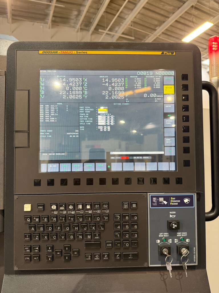 DOOSAN PUMA 2600SYII CNC LATHE - 2021 C AXIS LIVE TOOLING, SUB SPINDLE, Y AXIS 7