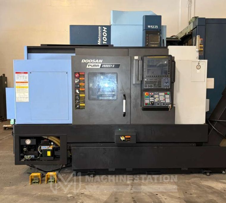 DOOSAN PUMA 2600SYII CNC LATHE - 2021 C AXIS LIVE TOOLING, SUB SPINDLE, Y AXIS 3