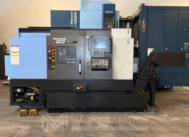 DOOSAN PUMA 2600SYII CNC LATHE - 2021 C AXIS LIVE TOOLING, SUB SPINDLE, Y AXIS 2