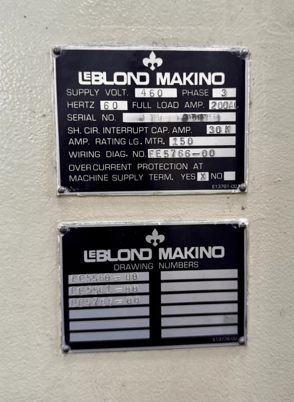 LeBlond Makino Baron - 60-3