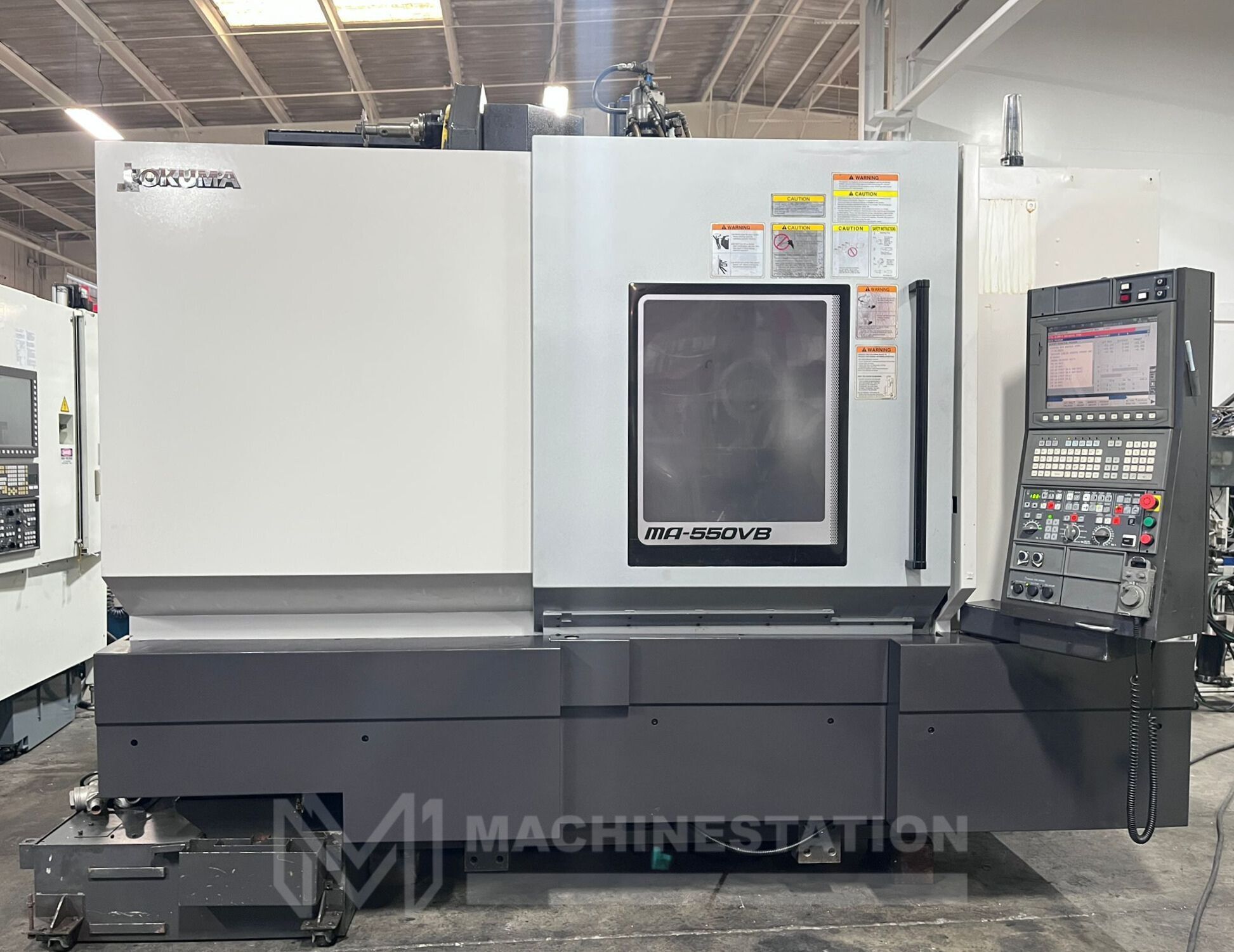 OKUMA MA-550VB CNC VERTICAL MACHINING CENTER - 50 TAPER MILL 0