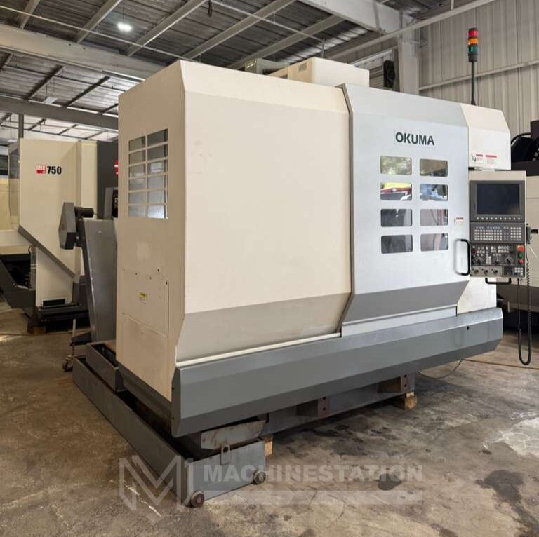 Used Okuma MC-V4020 CNC Vertical Machining Center - 4th Axis Mill