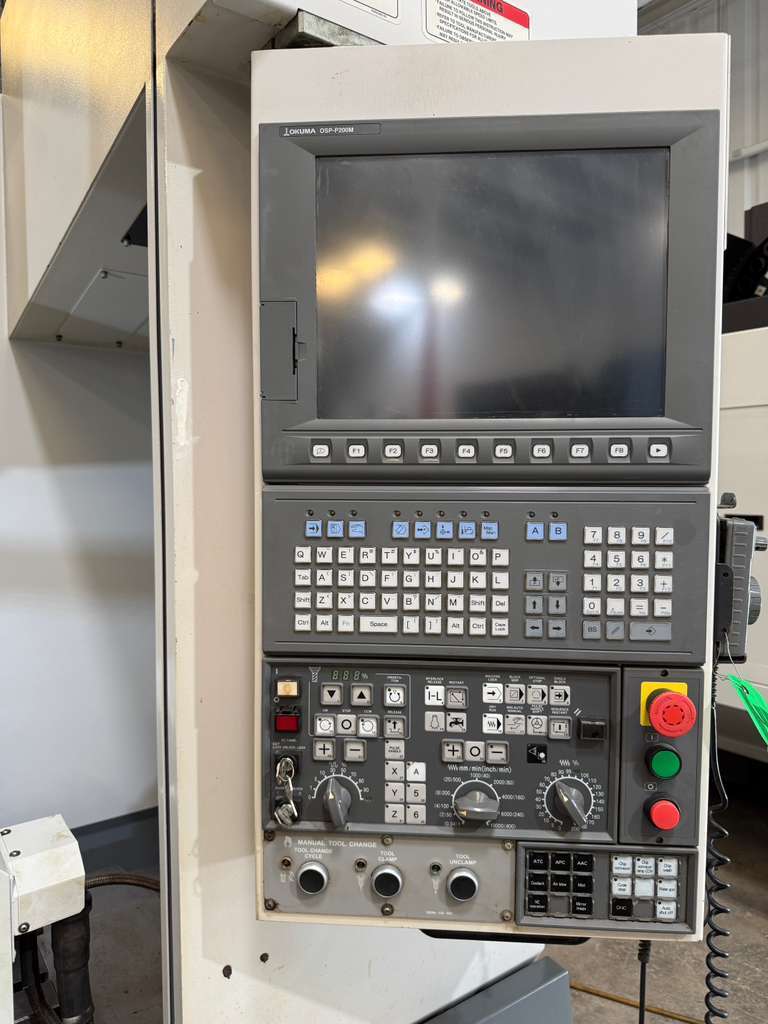 OKUMA MC-V4020 CNC VERTICAL MACHINING CENTER - 4TH AXIS MILL 4