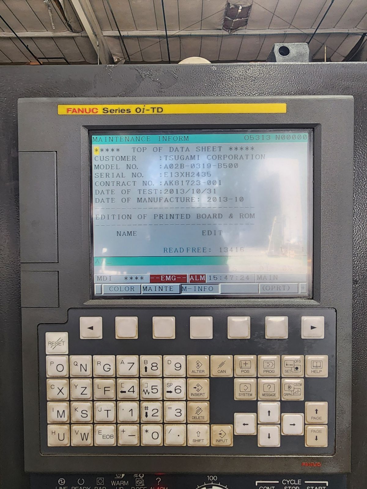 Tsugami B0205-II CNC Swiss Type Automatic Lathe 6
