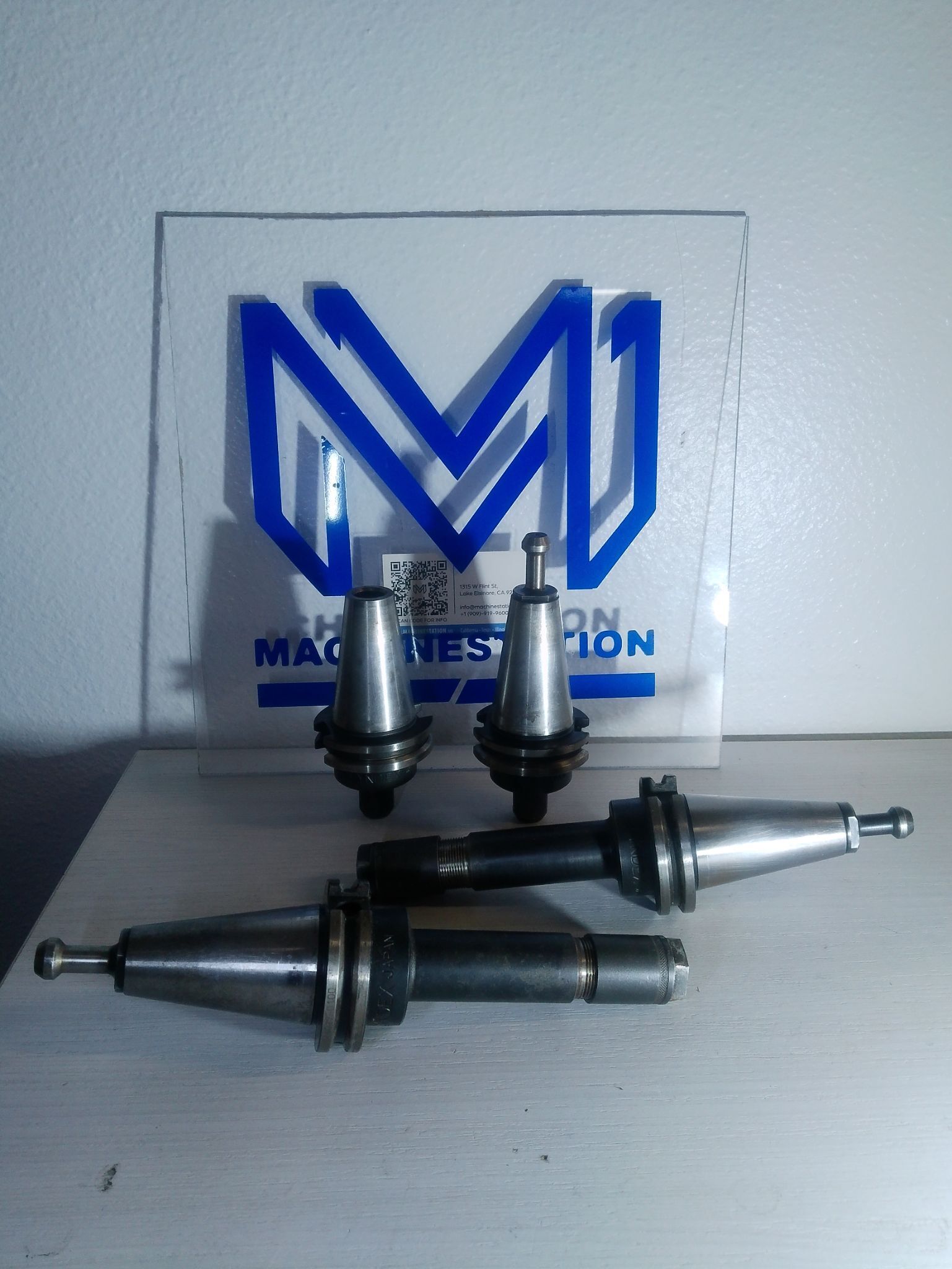 4x Lyndex Cat40 CT40 CAT 40 Tool Holders ER16 Long Reach Side Lock 1
