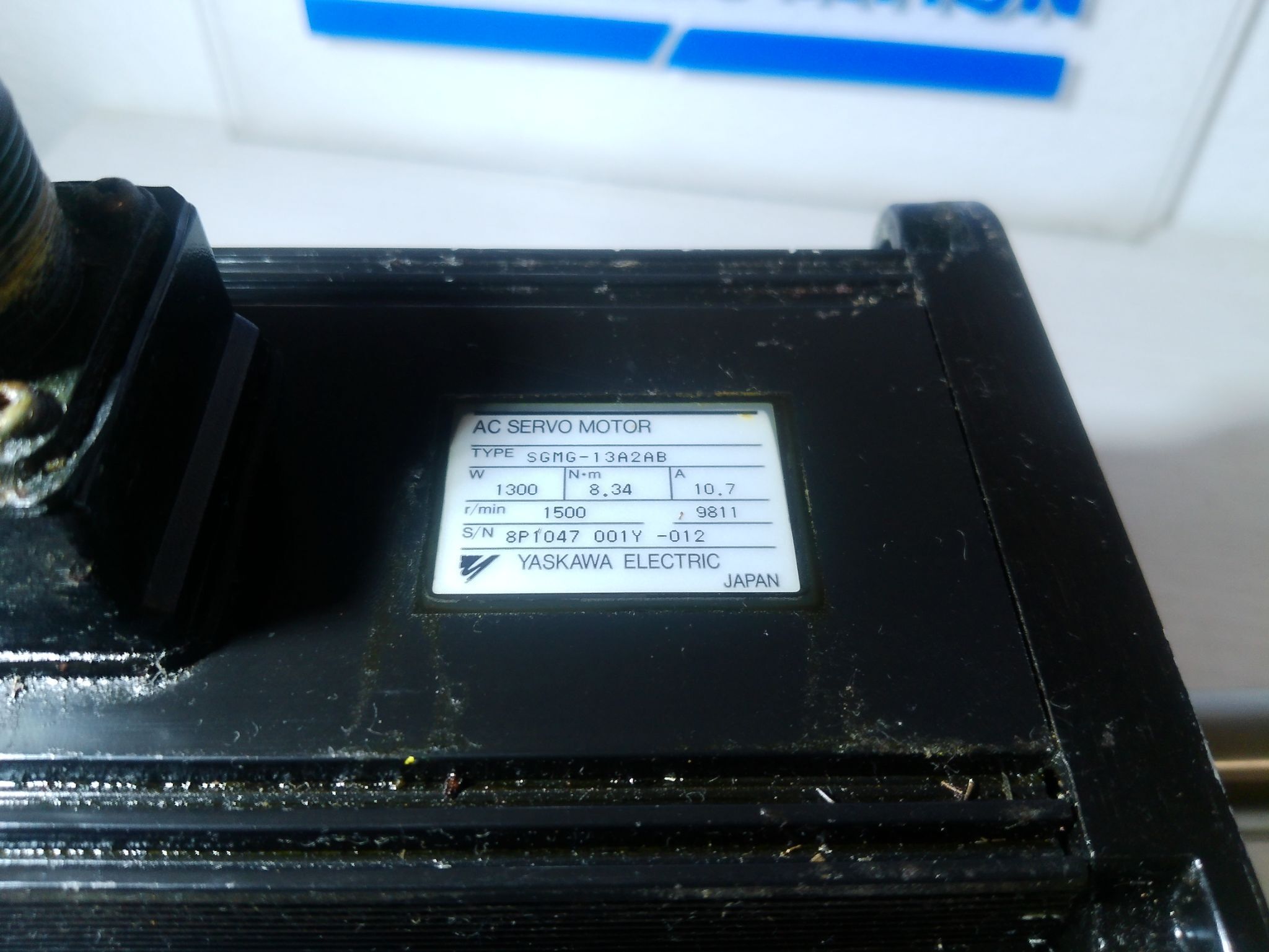 YASKAWA SGMG-13A2AB Haas VF-6 Motor X AXIS Y AXIS VF AC Servo Motor 4
