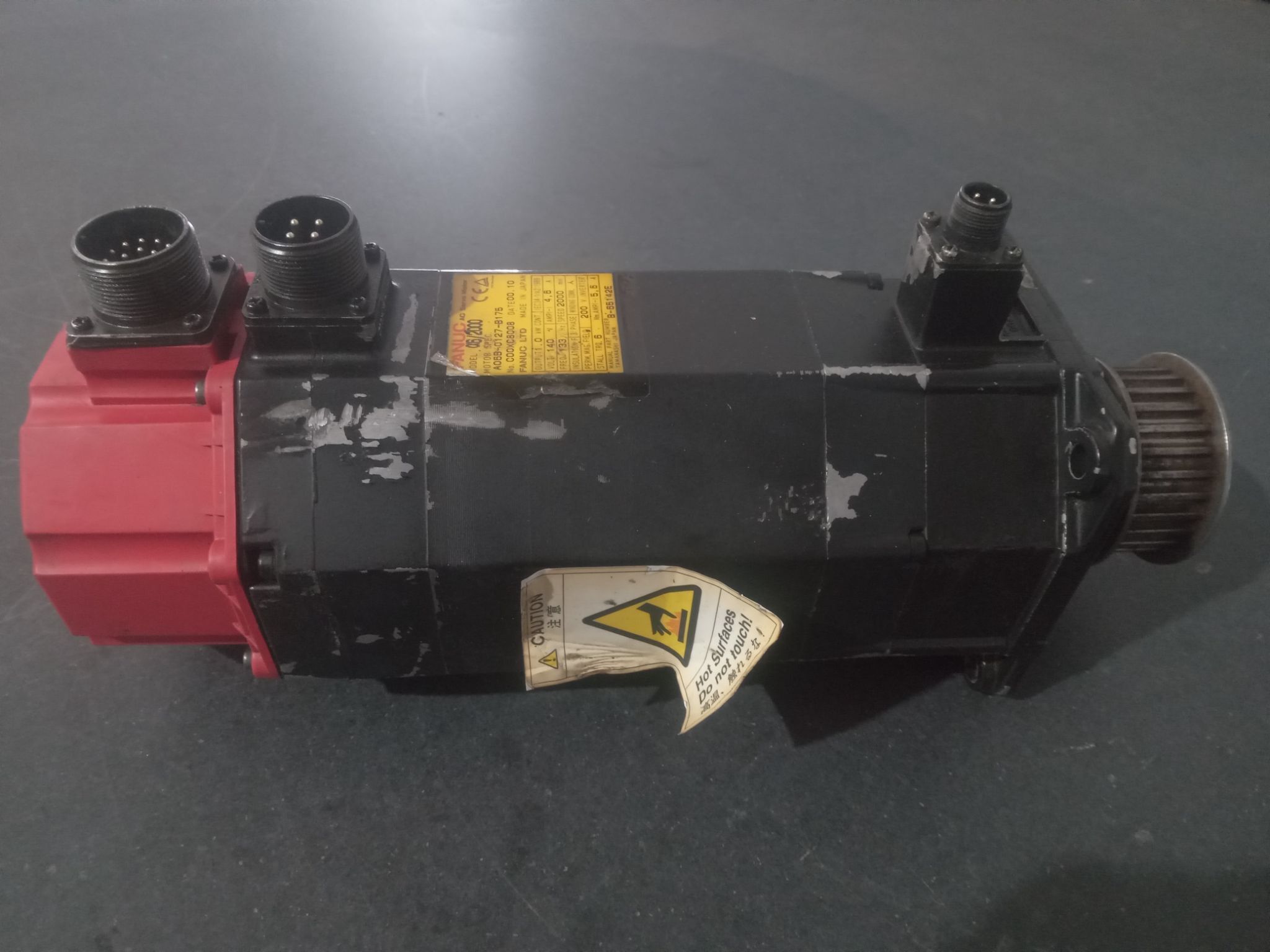 FANUC A06B-0127-B175 AC SERVO MOTOR 3