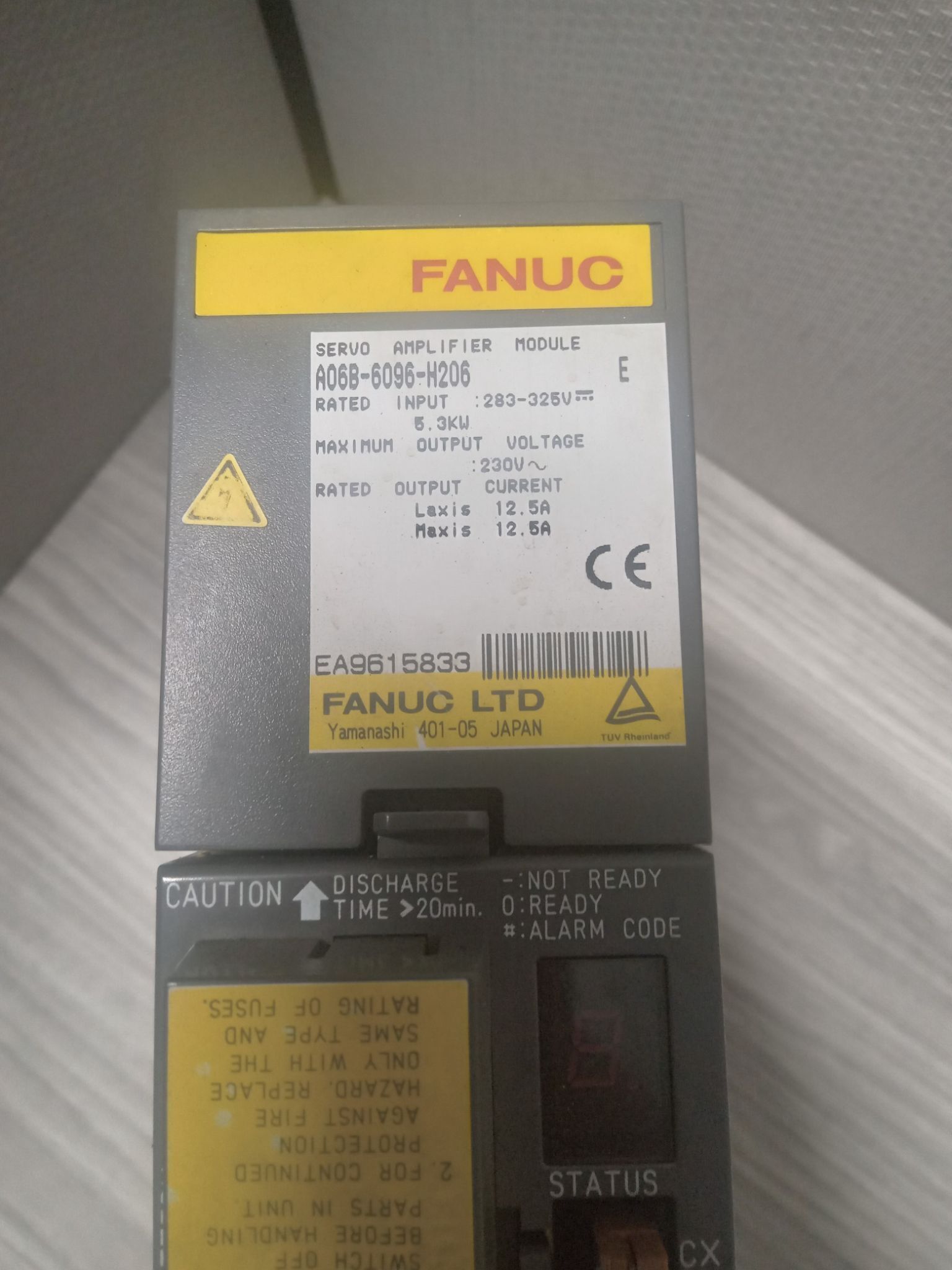 FANUC A06B-6096-H206 Servo Drive Module Series E Amp Amplifier 1