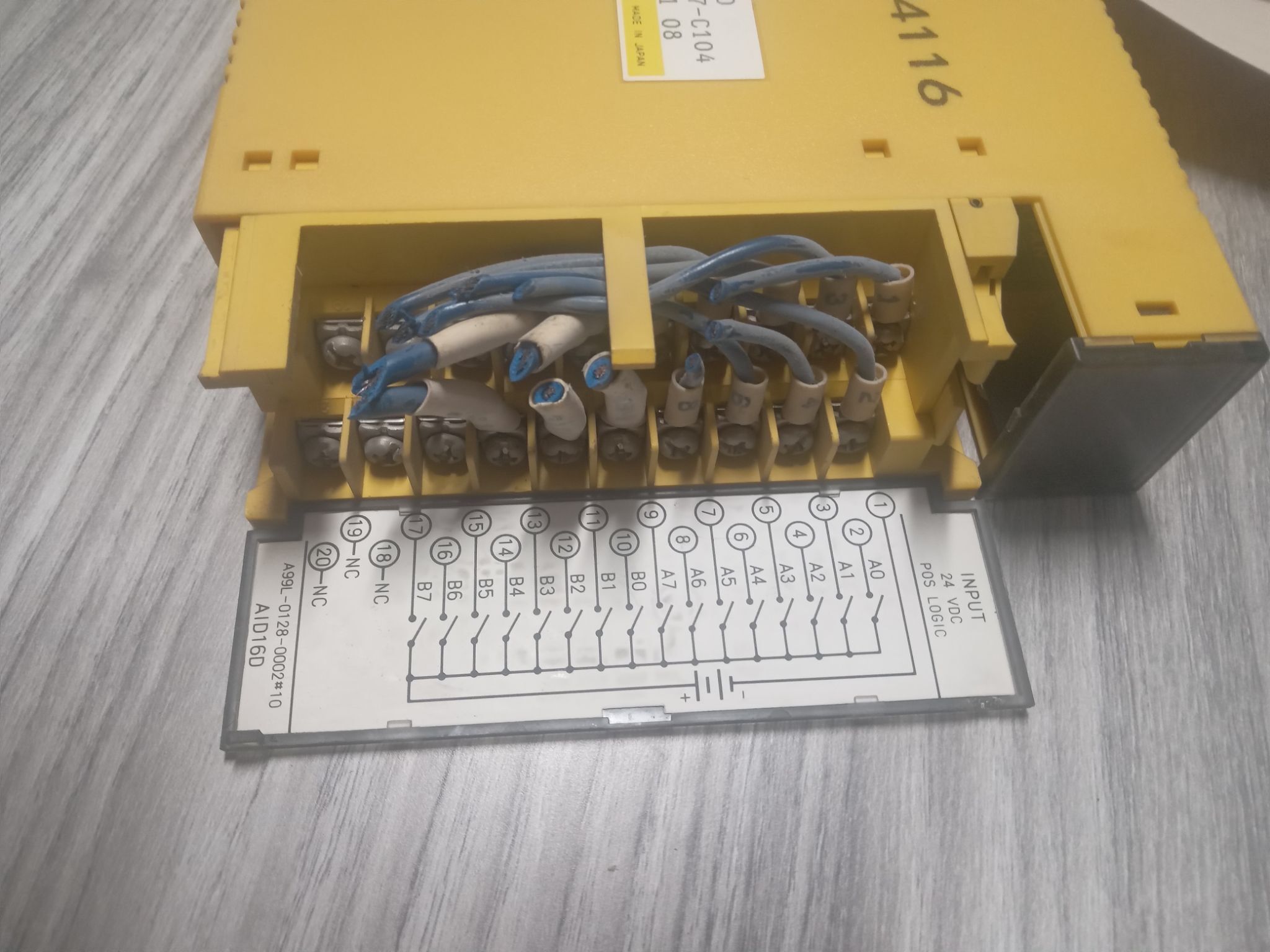 FANUC A03B-0807-C104 Input Module 3