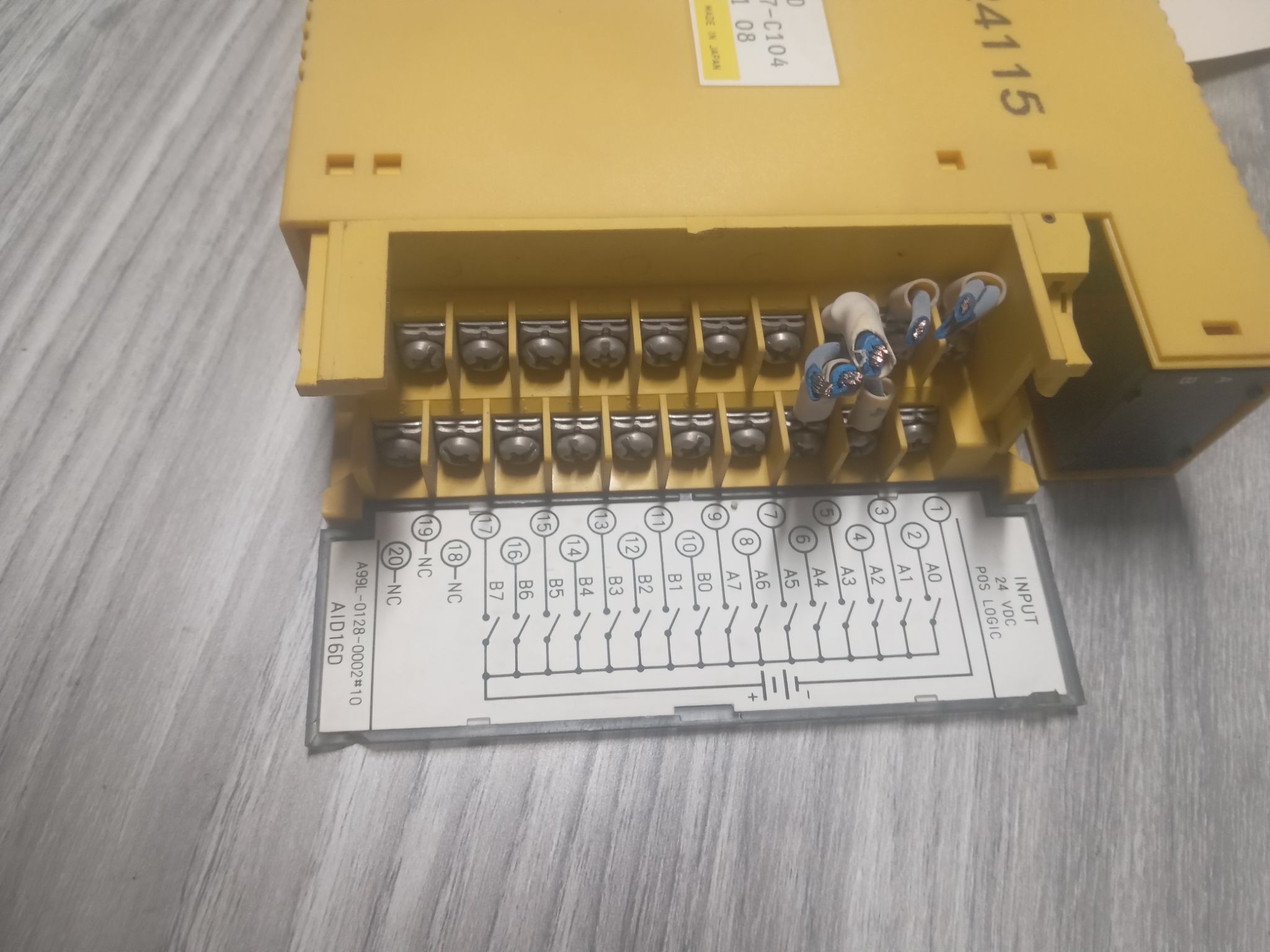 FANUC A03B-0807-C104 Input Module 2