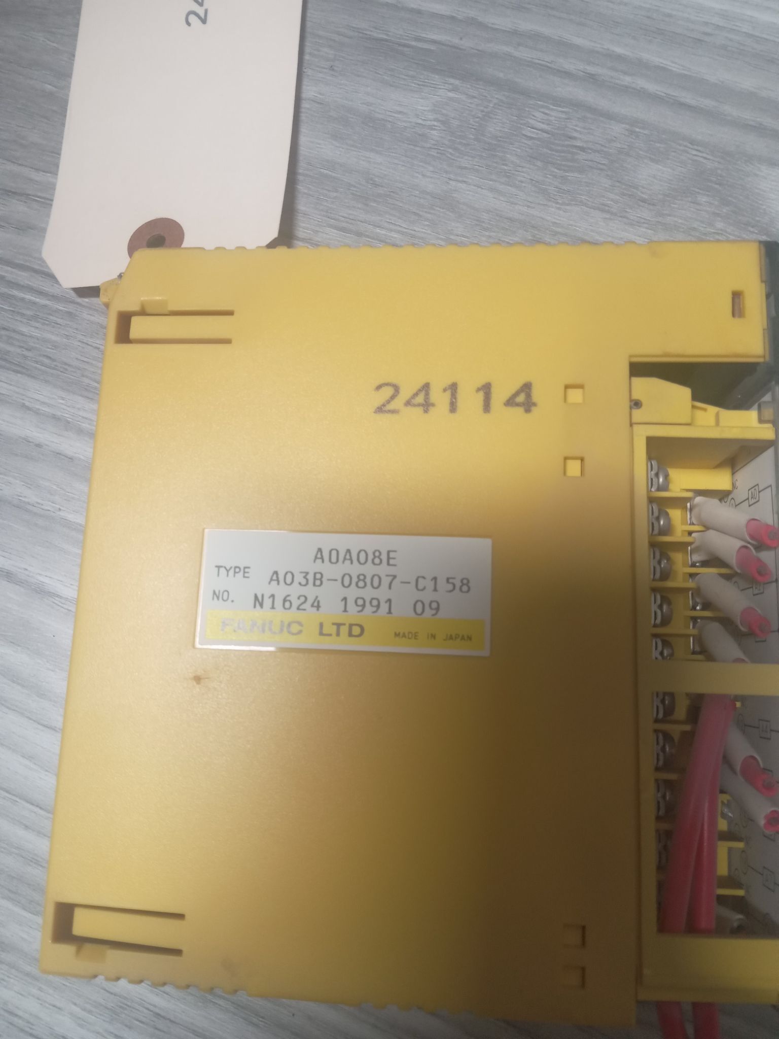 FANUC A03B-0807-C158 OUTPUT MODULE 1