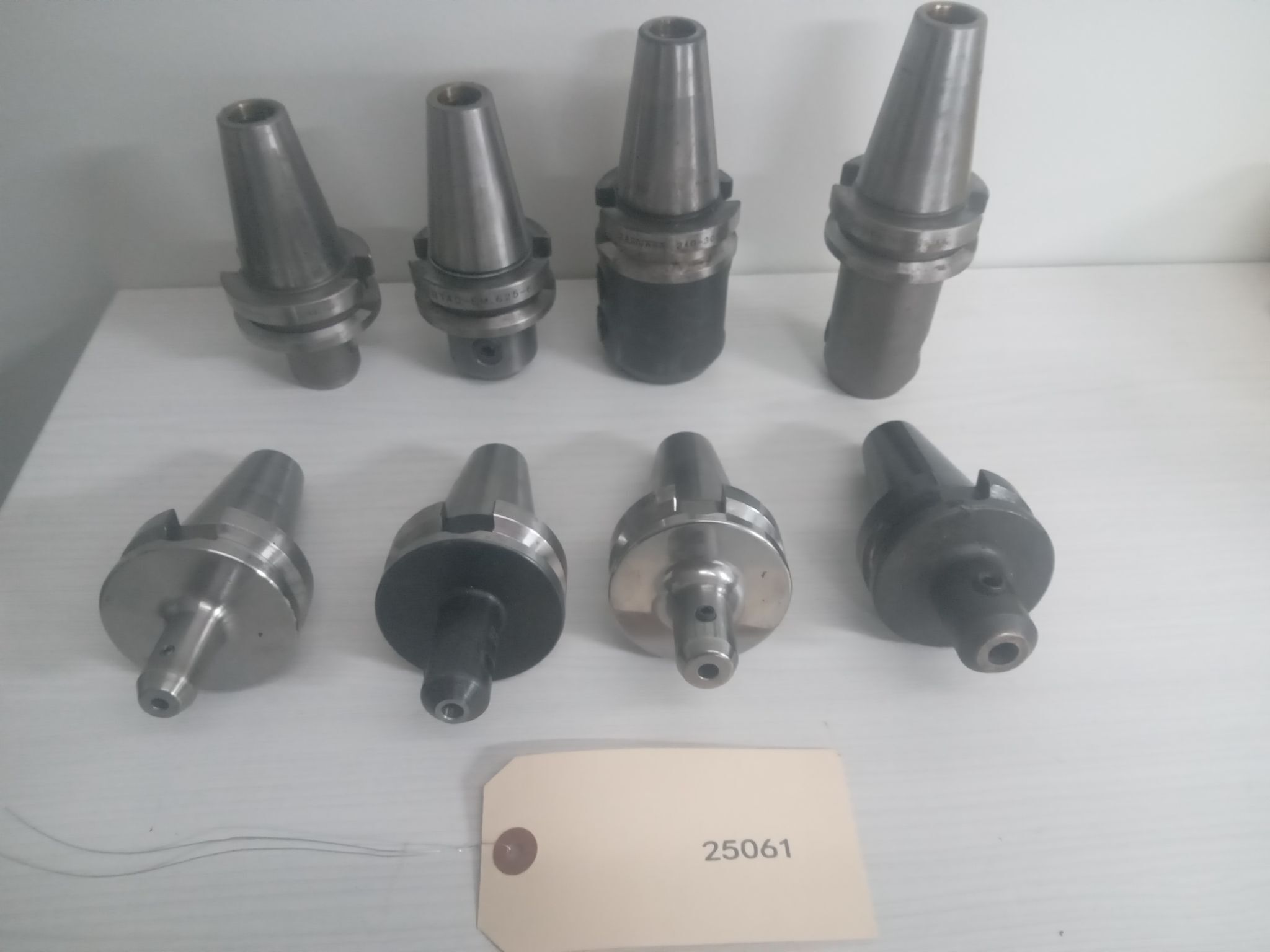 8x BT-40 BT40 BT 40 TOOL HOLDERS SYIC SOLID SIDE LOCK WELDON FLAT 3/16 1/4 5/8 0