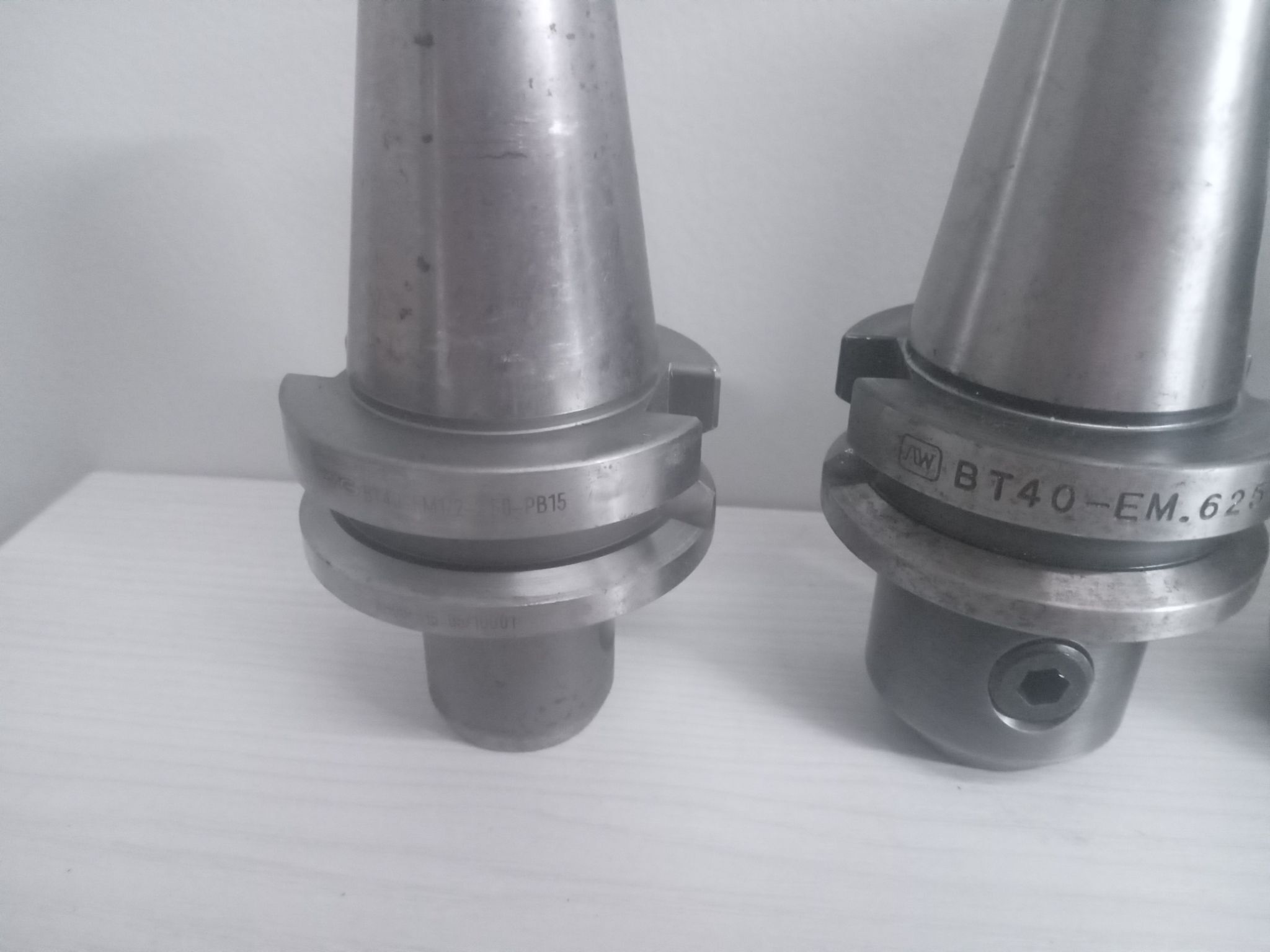8x BT-40 BT40 BT 40 TOOL HOLDERS SYIC SOLID SIDE LOCK WELDON FLAT 3/16 1/4 5/8 4