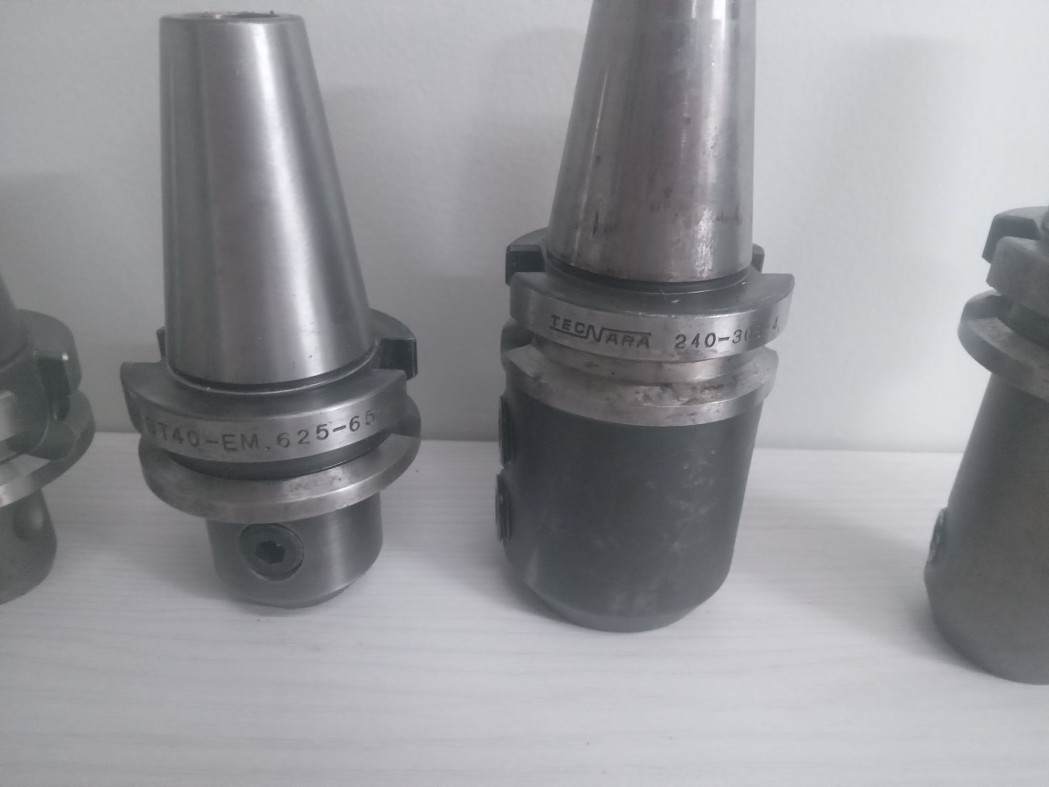 8x BT-40 BT40 BT 40 TOOL HOLDERS SYIC SOLID SIDE LOCK WELDON FLAT 3/16 1/4 5/8 5