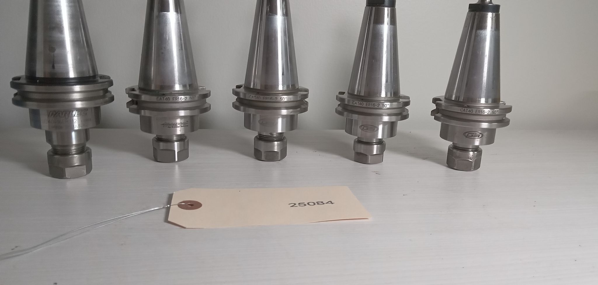 5x ER16 Tool Holders GS Parlec Accupro Cat 40 Tool Holders 3