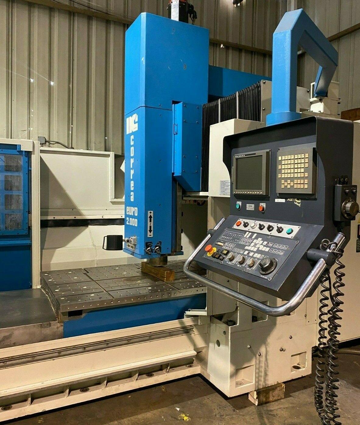 Nicolas Correa Euro-2000 CNC Vertical Bridge Mill 5