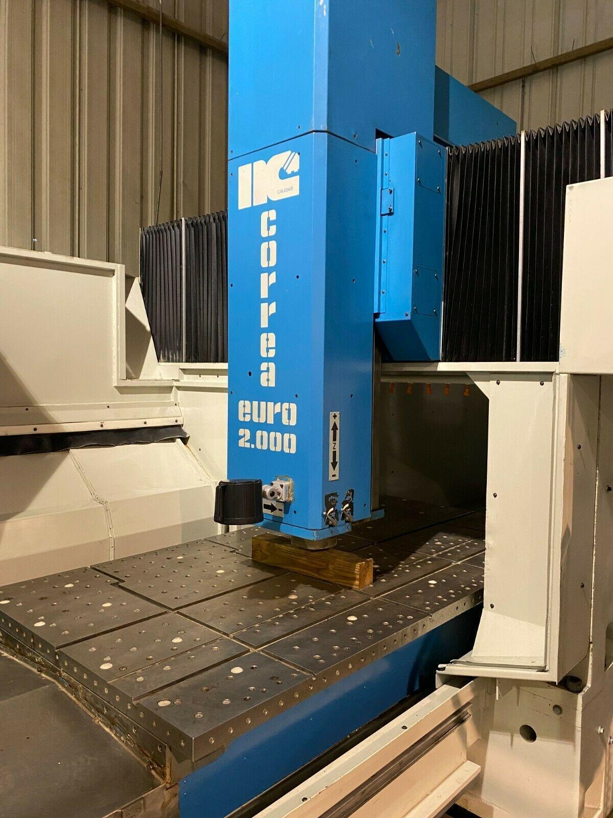 Nicolas Correa Euro-2000 CNC Vertical Bridge Mill 6