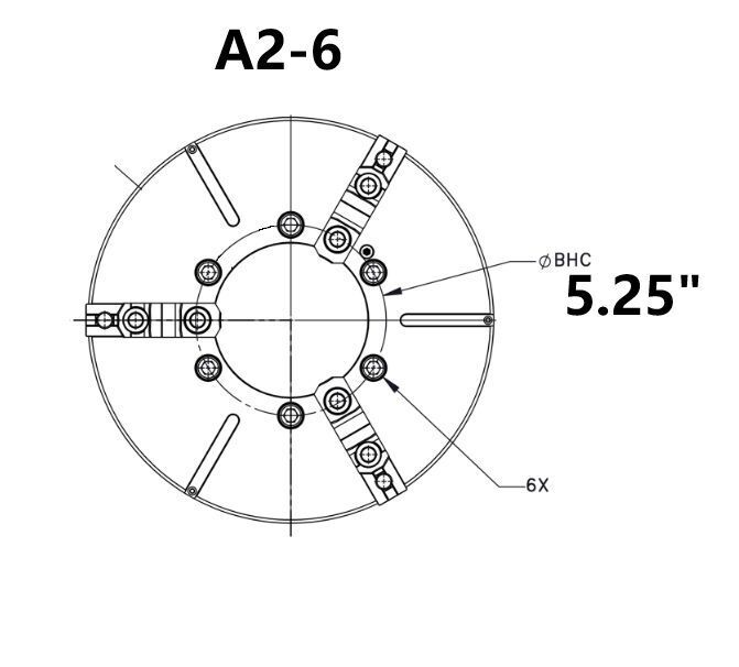 5C Collet Chuck A2-6 Collet Chuck Lathe Nose Closer 8