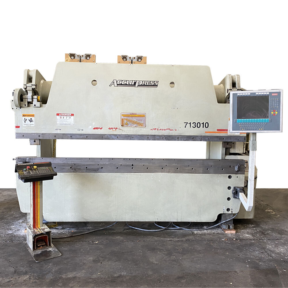 Accurpress 713010 130 Ton 10' 5 Axis CNC Hydraulic Press Brake 0