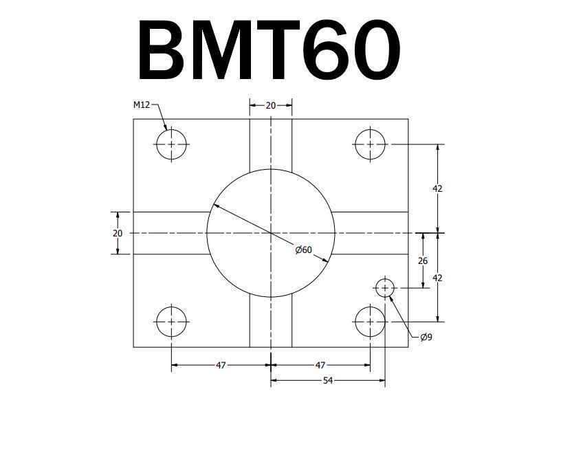 BMT60 BMT 60 STATIC TURNING TOOL HOLDER 1.0" INCH ONE DMG MORI SEIKI SQUARE SHANK 12