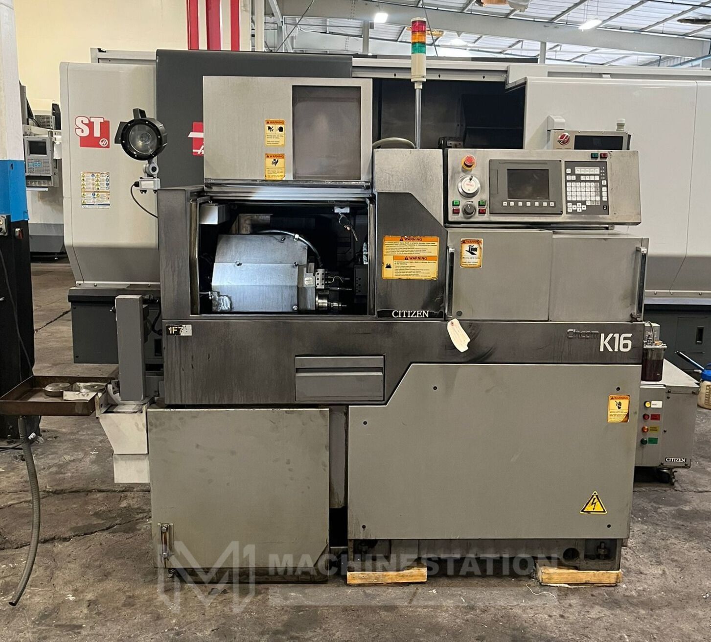 Citizen Cincom K16 VIIP CNC Swiss Type Automatic Lathe 1