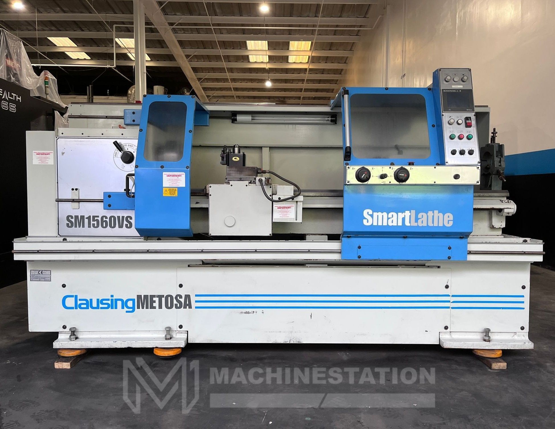 Clausing Metosa SM1560VS Smart 200 CNC Lathe 0