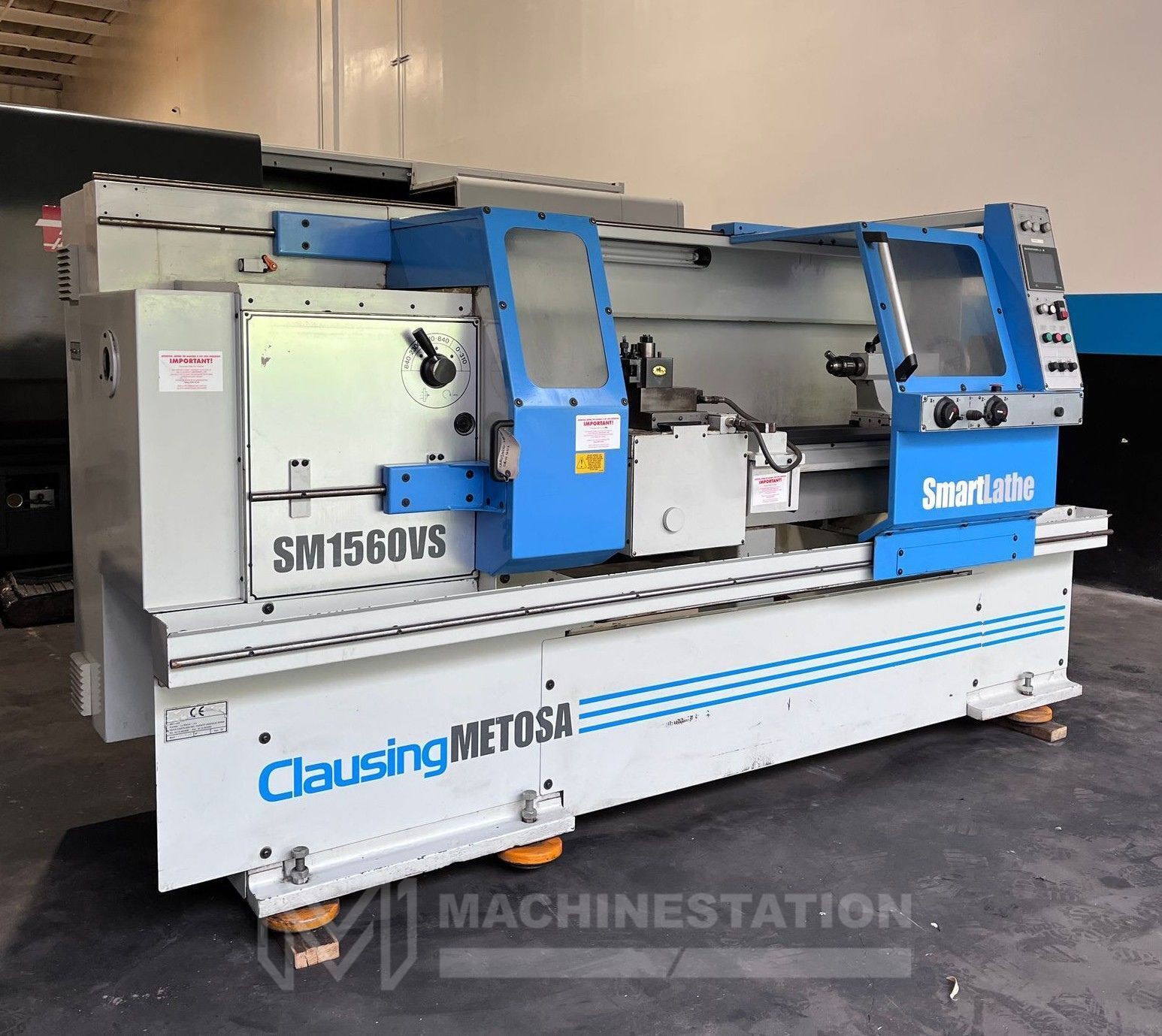 Clausing Metosa SM1560VS Smart 200 CNC Lathe 2