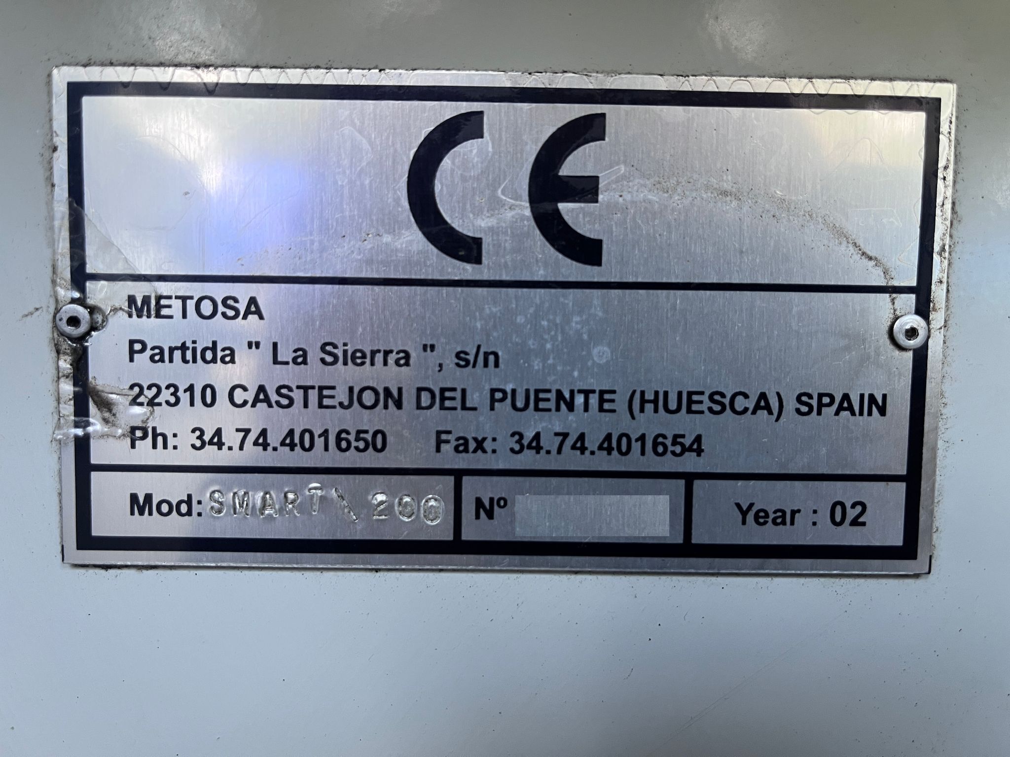 Clausing Metosa SM1560VS Smart 200 CNC Lathe 10