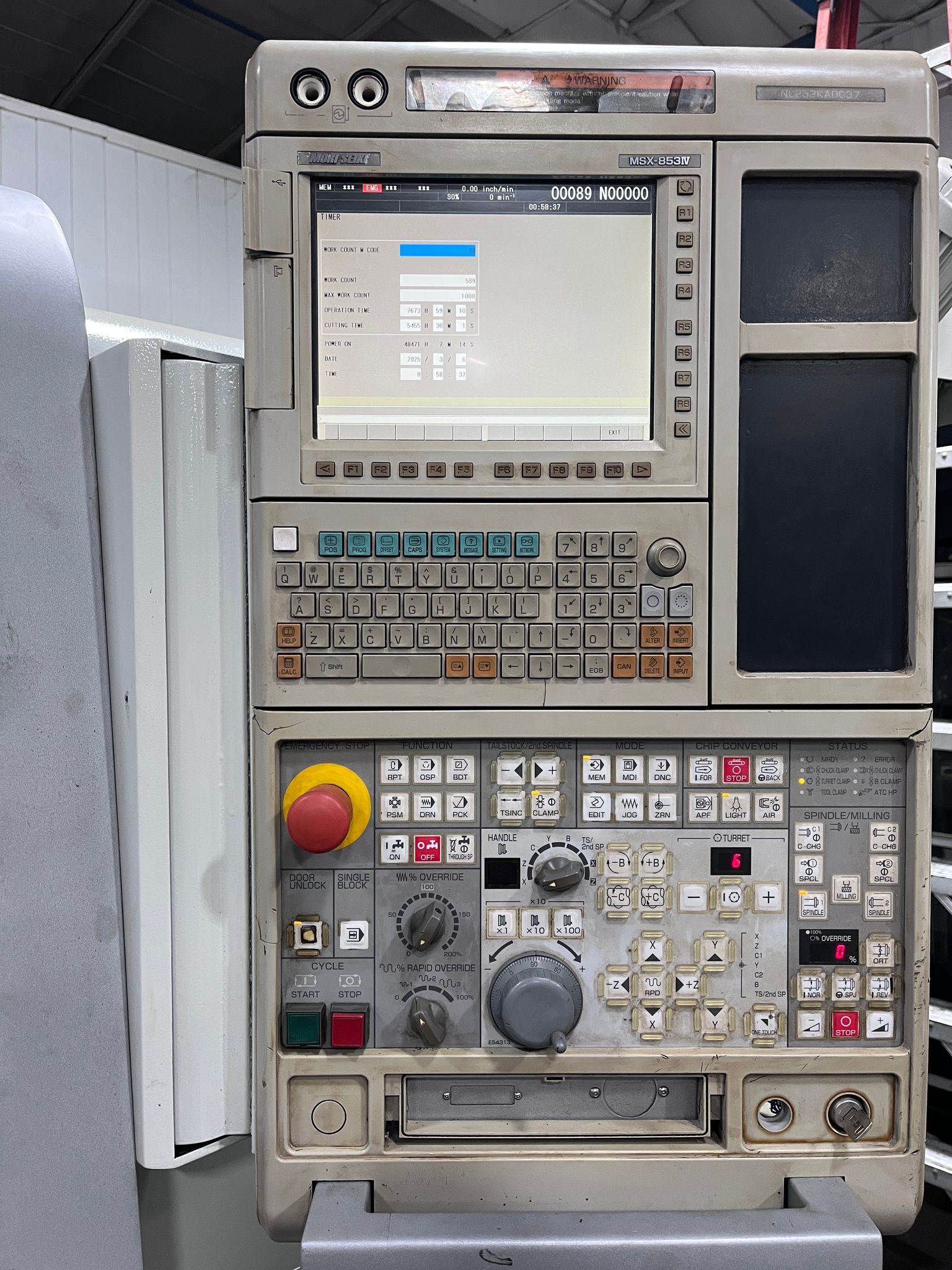 DMG Mori Seiki NLX 2500/700 CNC Turning Center - Lathe 5